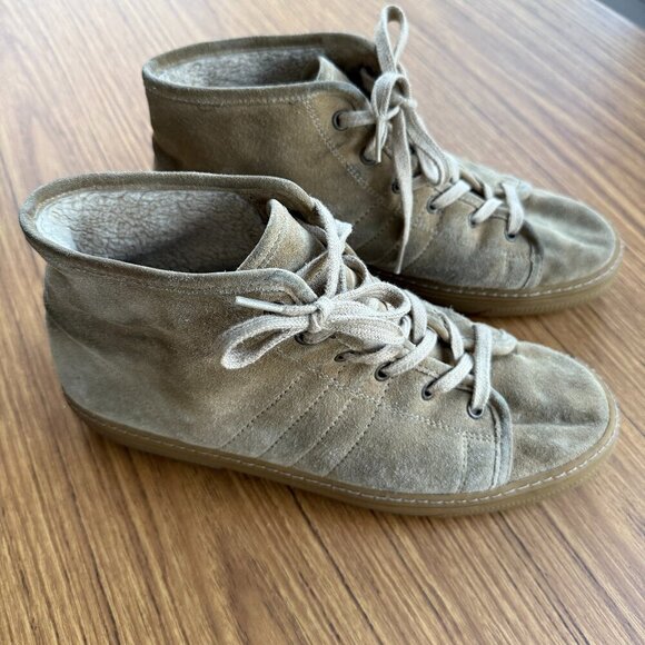 APC Suede Shearling-Lined High Tops | Men’s US 11 (Approx.) | Preloved - Picture 1 of 7